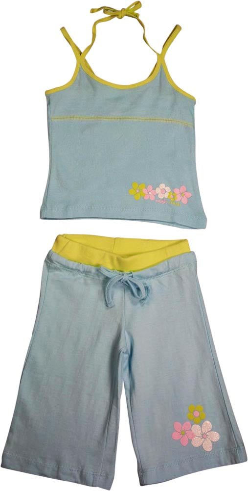 Mish Baby Infant Newborn Girls 2 Piece Sleeveless Tank Pant Set - 100% Cotton-3