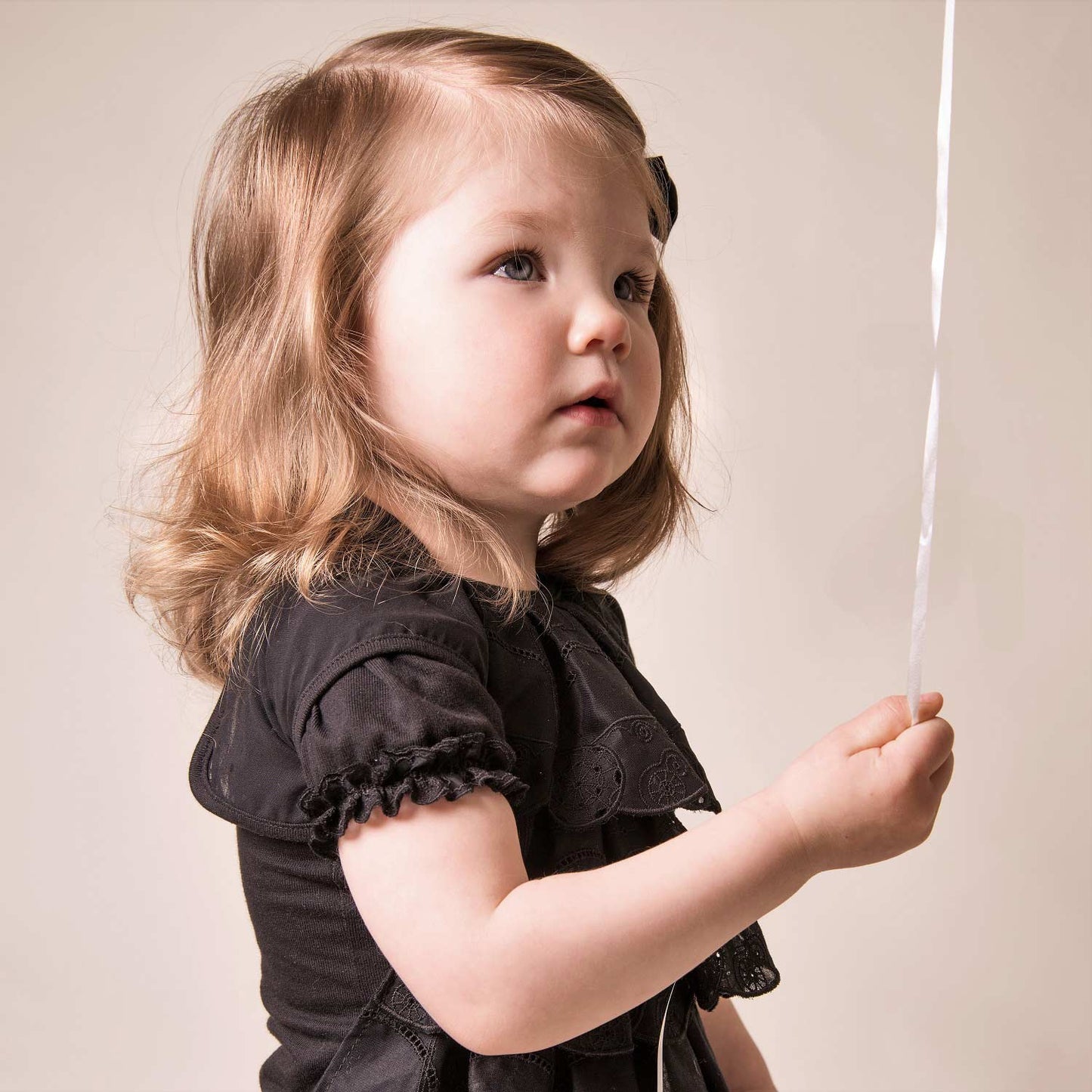 Baby Girl Onesie with Lace Trim