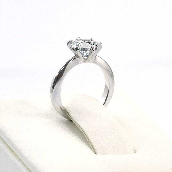 Newborn Baby 925 Sterling Silver Ring Created Diamond Photo Prop XFR8206-3