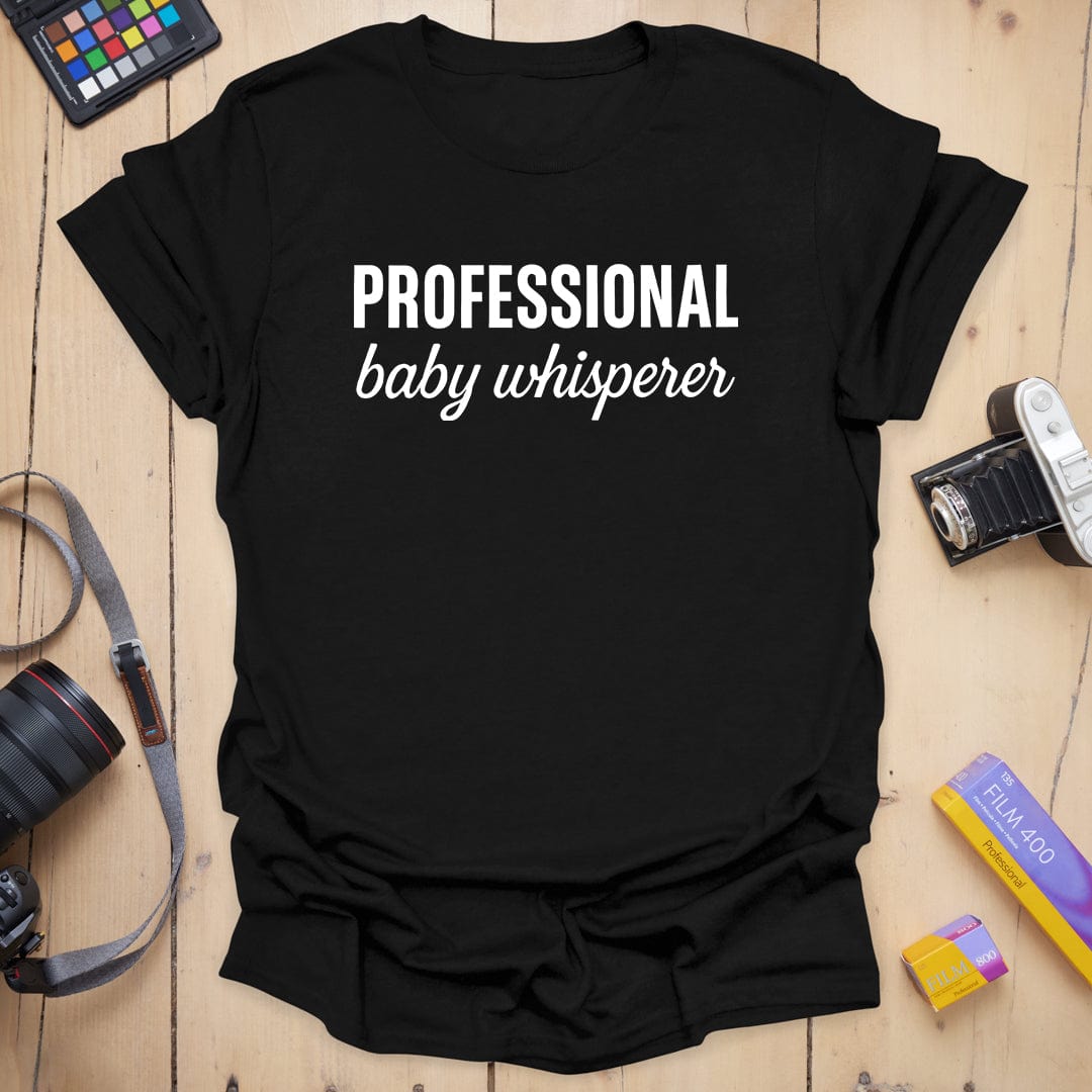 Newborn Photographer T-Shirt - Black, 3XL