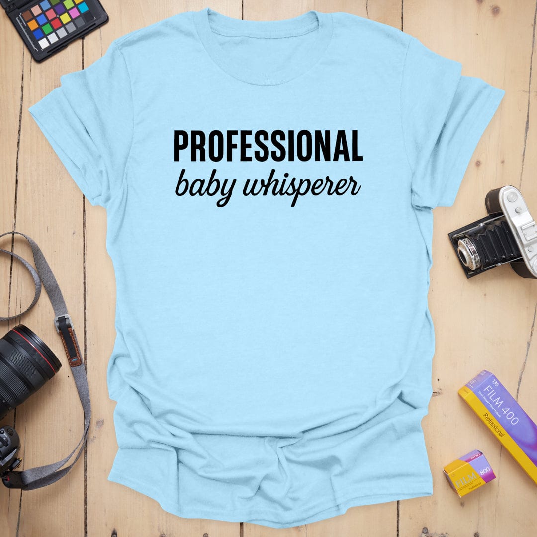 Newborn Photographer T-Shirt - Light Blue, 3XL