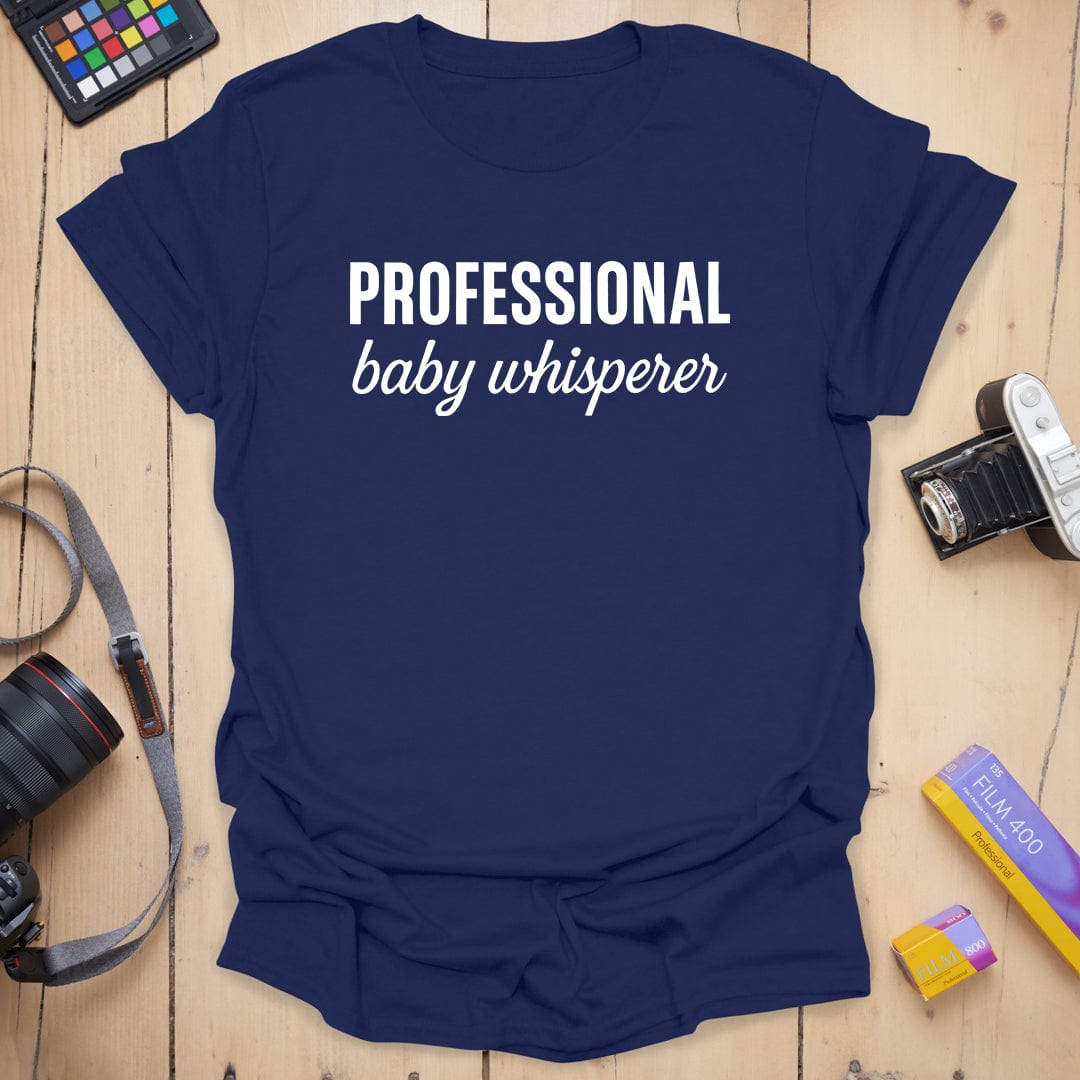 Newborn Photographer T-Shirt - Navy, 3XL