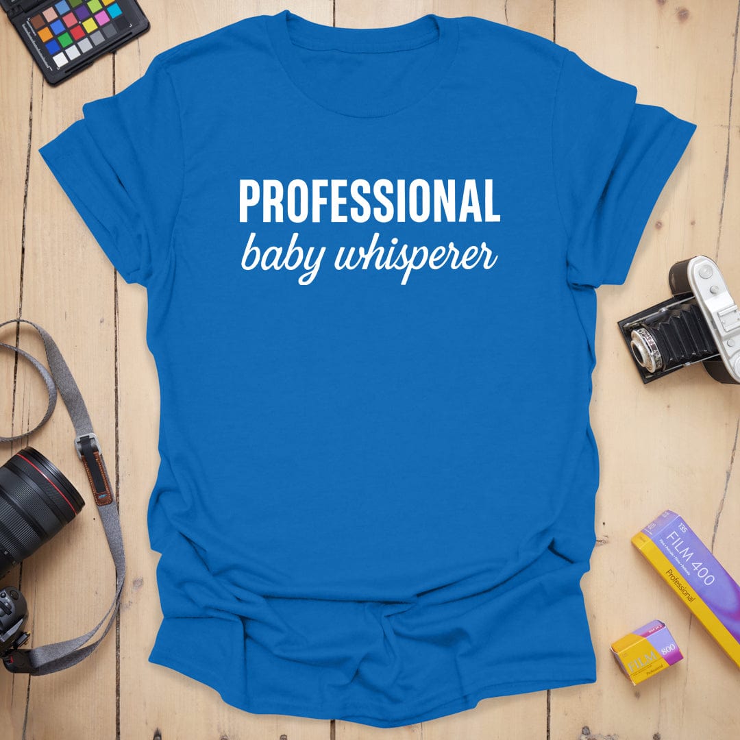 Newborn Photographer T-Shirt - Royal, 3XL