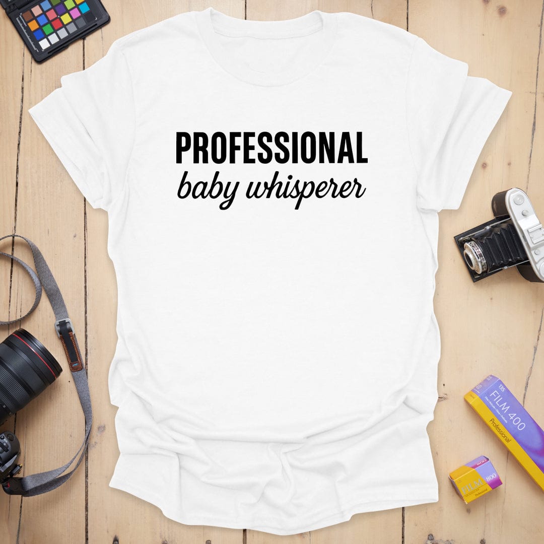 Newborn Photographer T-Shirt - White, 3XL