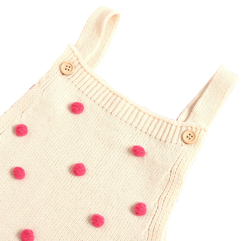 Infant Newborn Baby Boys Girls Knit Rompers Fashion Overalls Crochet Clothes New Spring Auutmn Warm One-piece Outfit Clothes D30