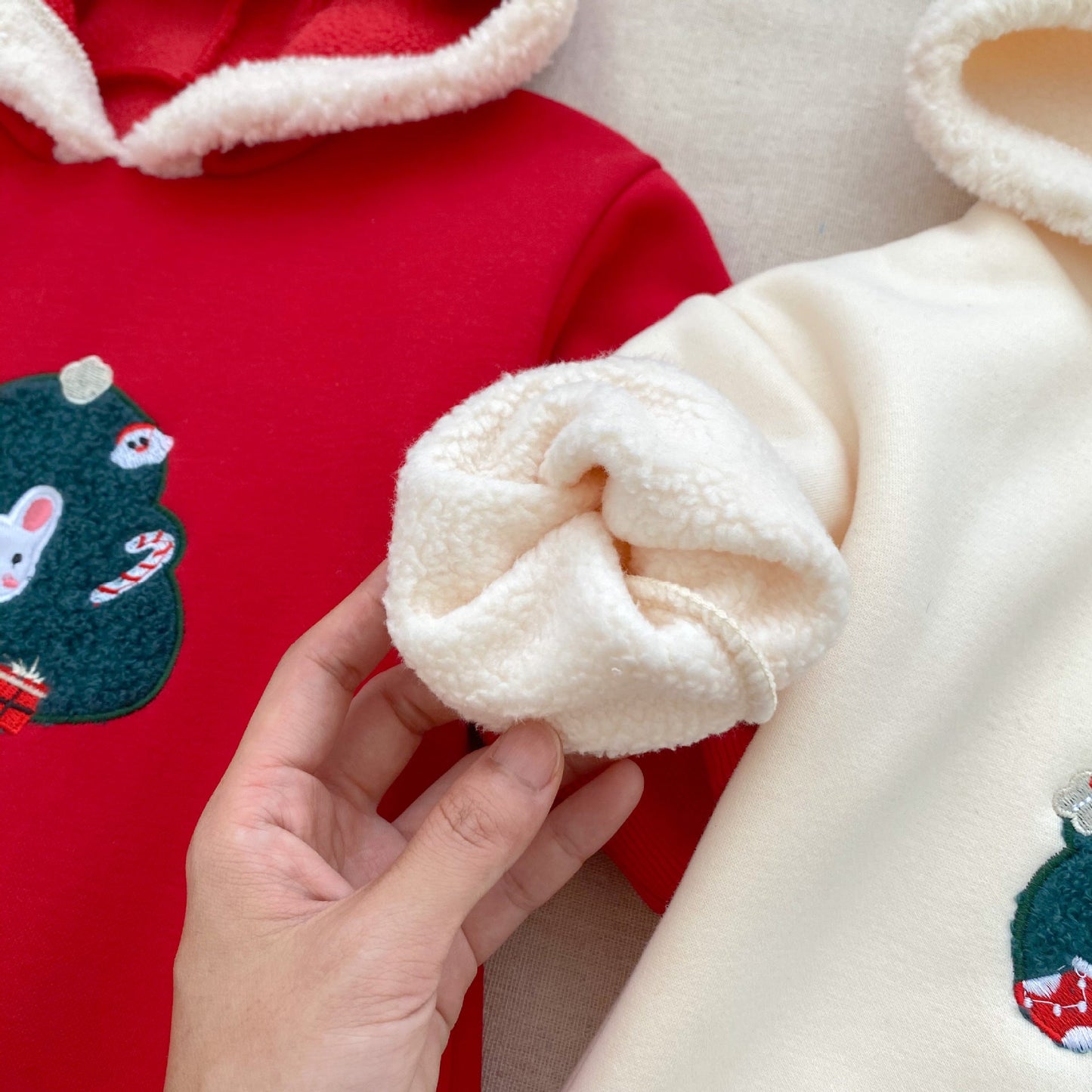 Autumn and Winter Arrival Baby Unisex Christmas Tree Pattern Long Sleeves Casual Rompers