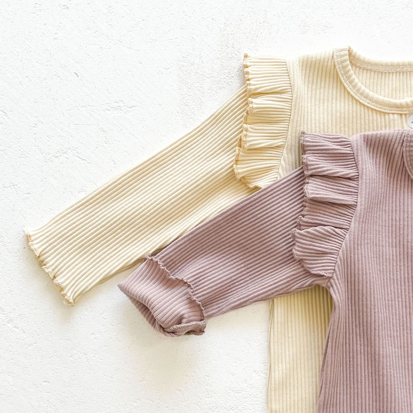 Baby Girl Solid Pit Bar Long Romper With Hat