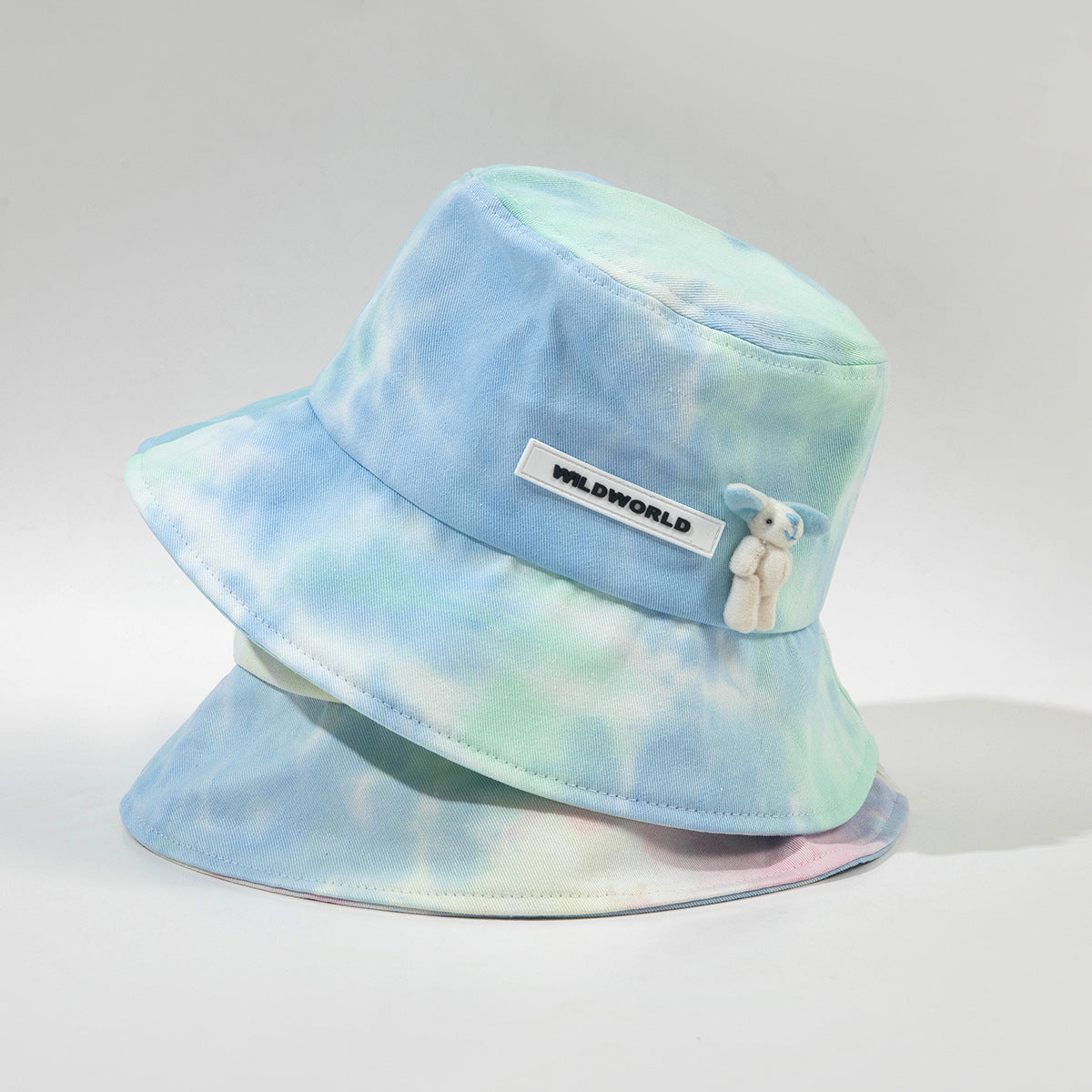 ODM/OEM European And American Tie-Dye Ladies’ Fisherman Hat, Sun Protection Hat For Outdoor Travel