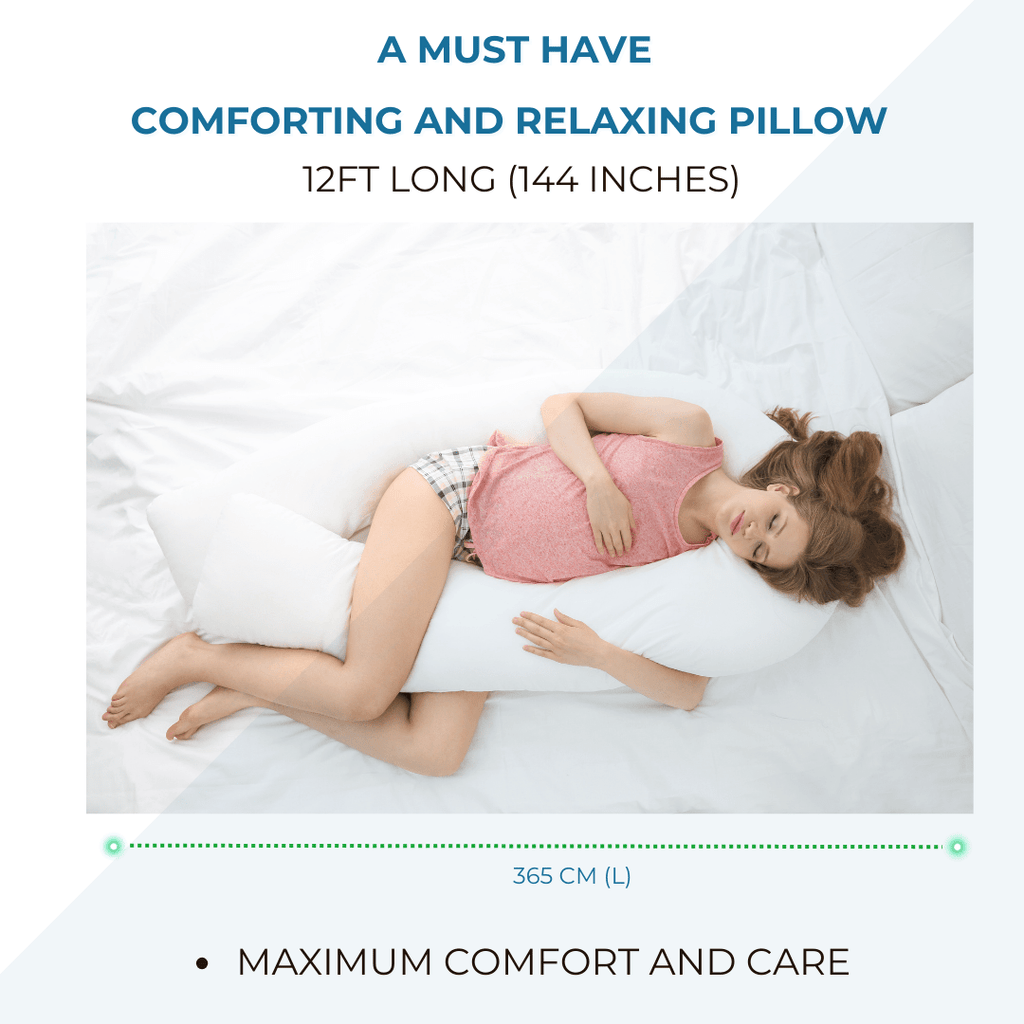 12 FT Maternity Pillow / Pregnancy Pillow - No Case-1
