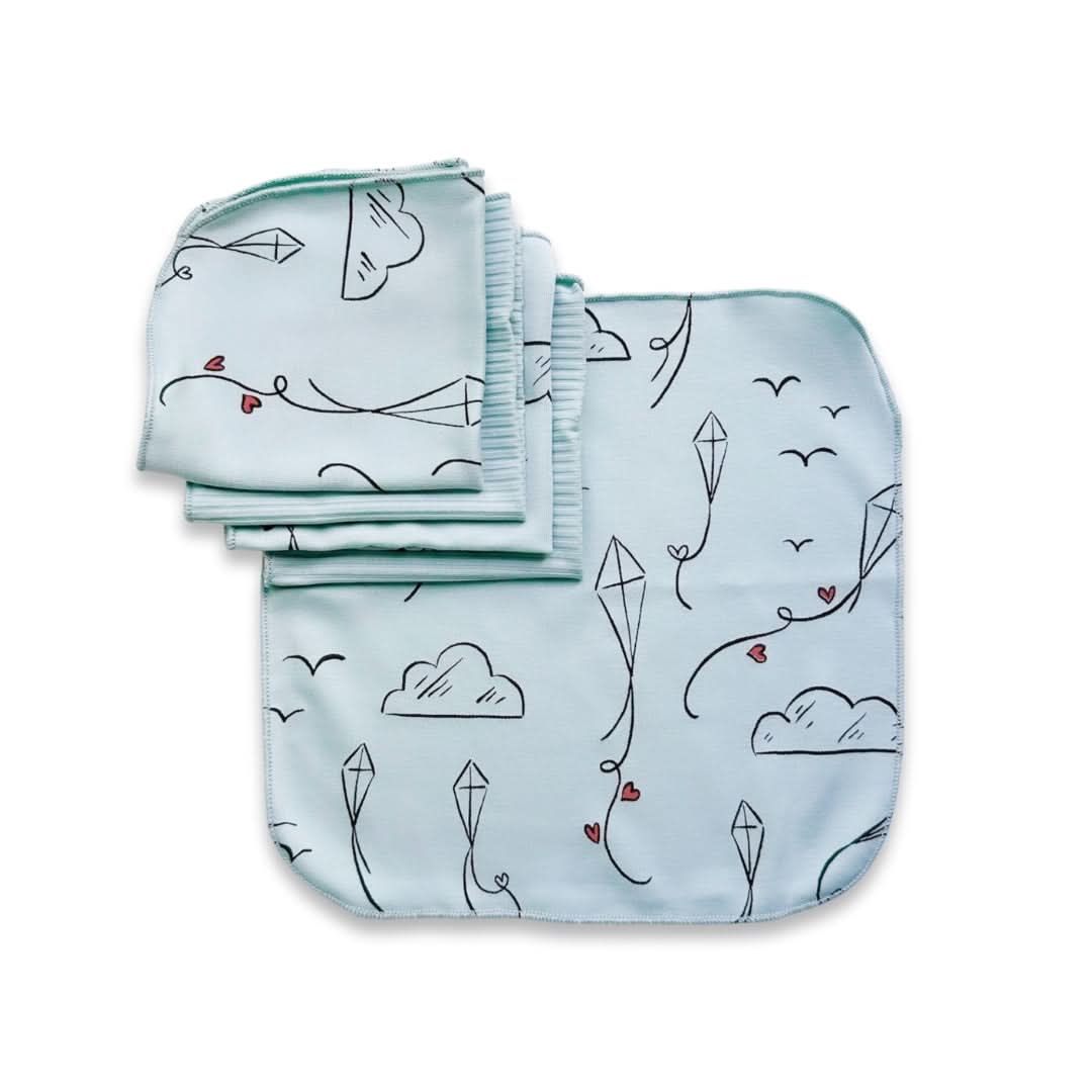 Bamboo Baby Washcloths (Pack Of 5) | Rosewood-2