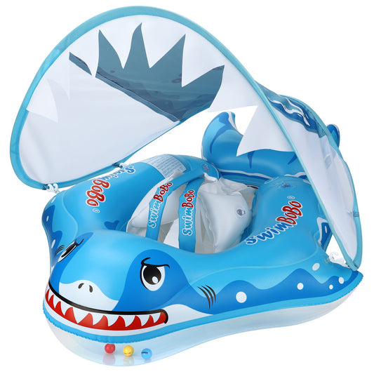 Baby Swimming Ring with Canopy & Seat Float – UV Sun Protection