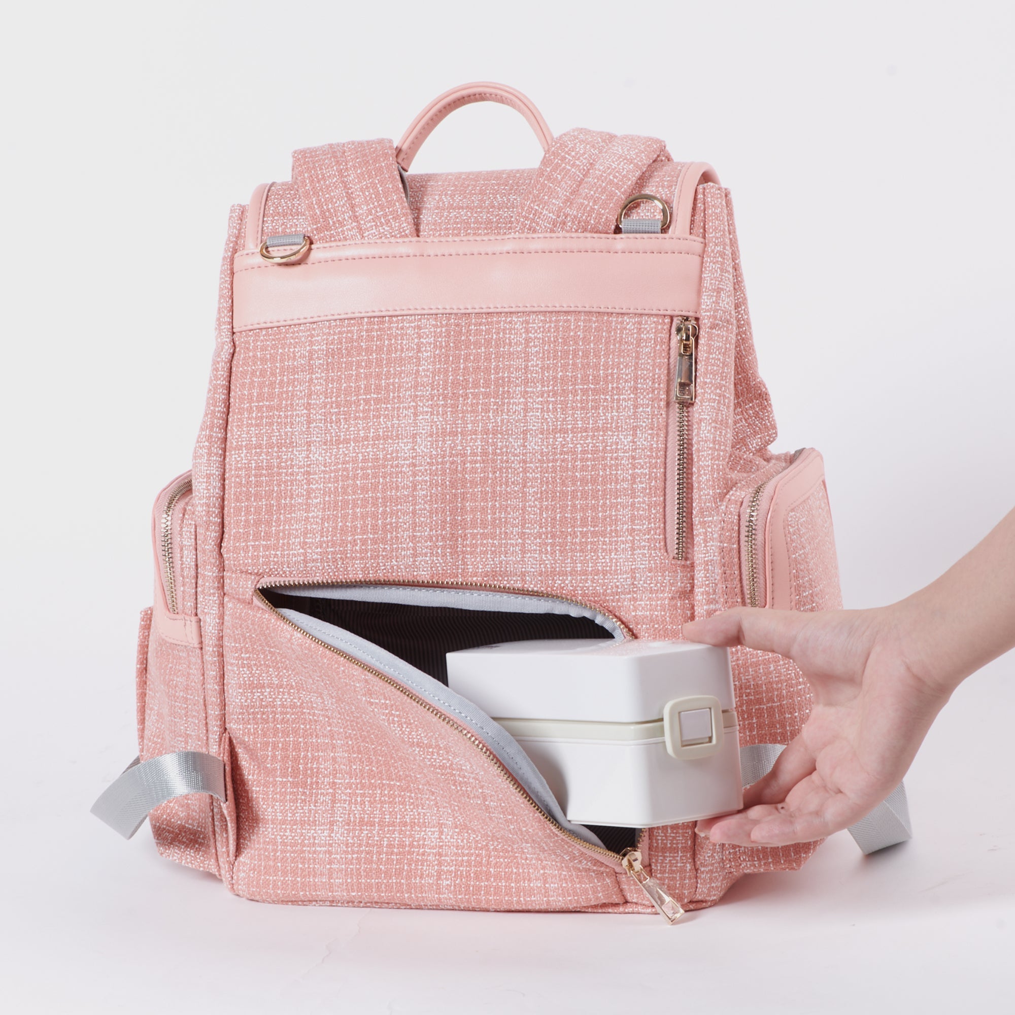Tweed Diaper Backpack