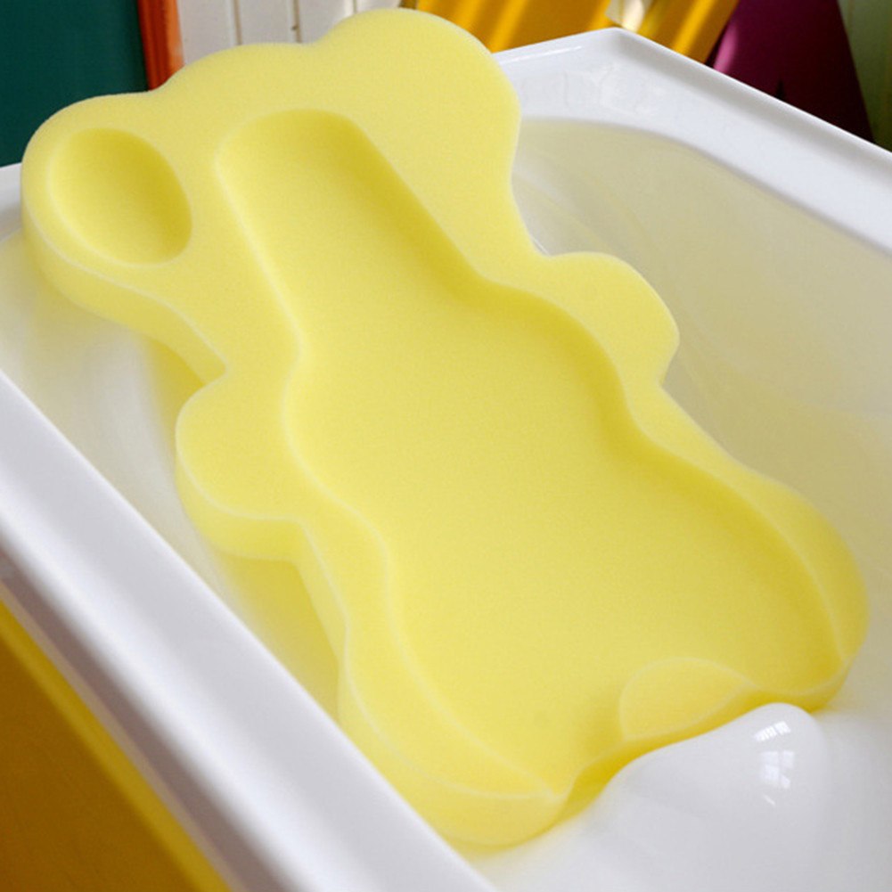 Baby Bath Sponge Mat – Non-Slip Cartoon Support Mat for Infants