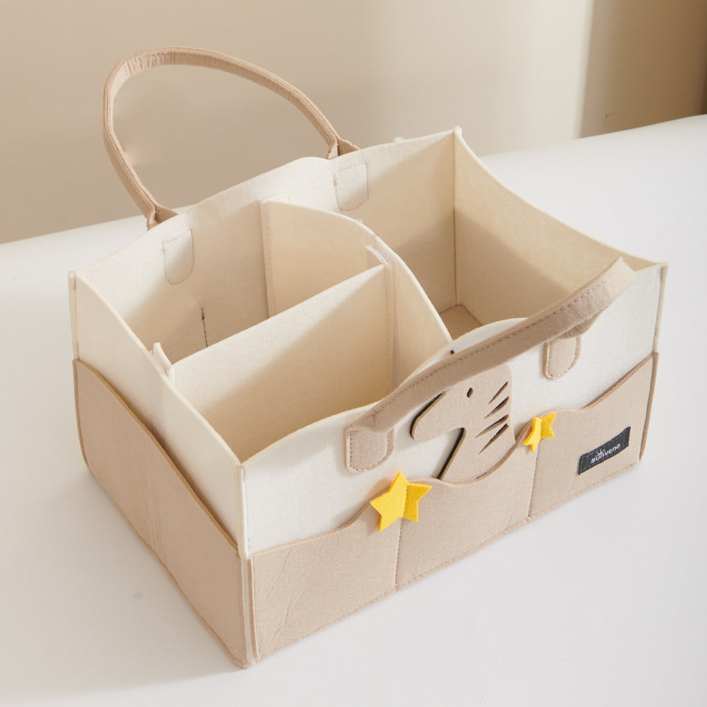 Cartoon Diaper Storage Basket-3