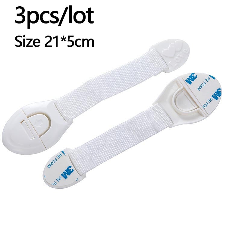Baby Safety Cabinet Locks – Childproof Drawer & Door Locks (3, 5 or 10 Pack)