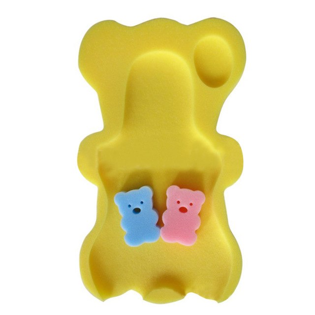 Baby Bath Sponge Mat – Non-Slip Cartoon Support Mat for Infants