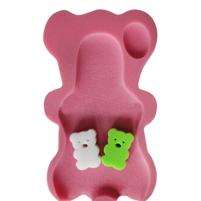 Baby Bath Sponge Mat – Non-Slip Cartoon Support Mat for Infants