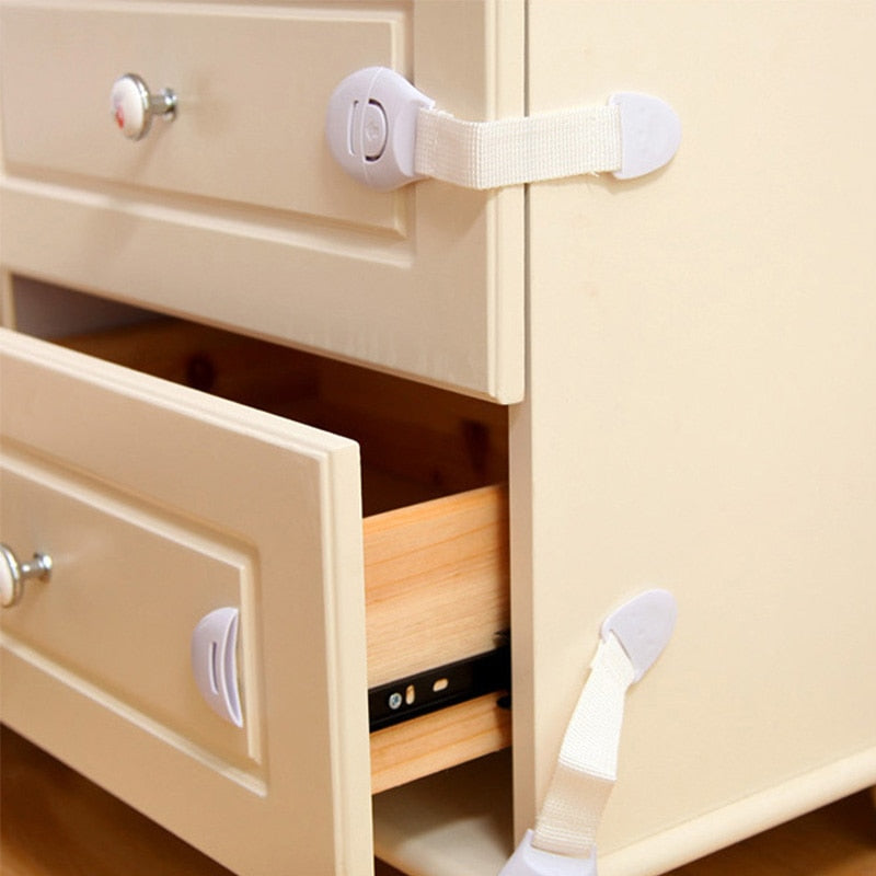 Baby Safety Cabinet Locks – Childproof Drawer & Door Locks (3, 5 or 10 Pack)