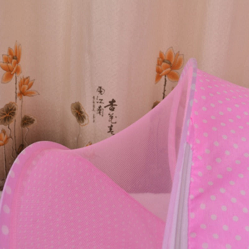 Baby Mosquito Net – Mongolian Yurt Style Crib Canopy with Bottom