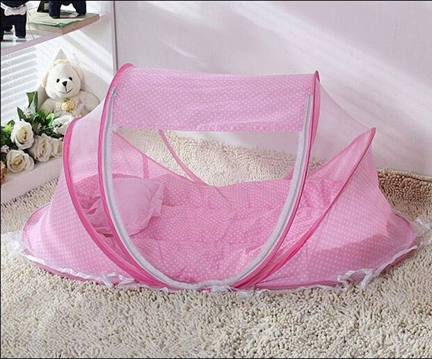 Baby Mosquito Net – Mongolian Yurt Style Crib Canopy with Bottom