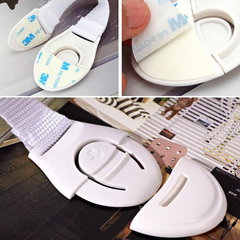 Baby Safety Cabinet Locks – Childproof Drawer & Door Locks (3, 5 or 10 Pack)