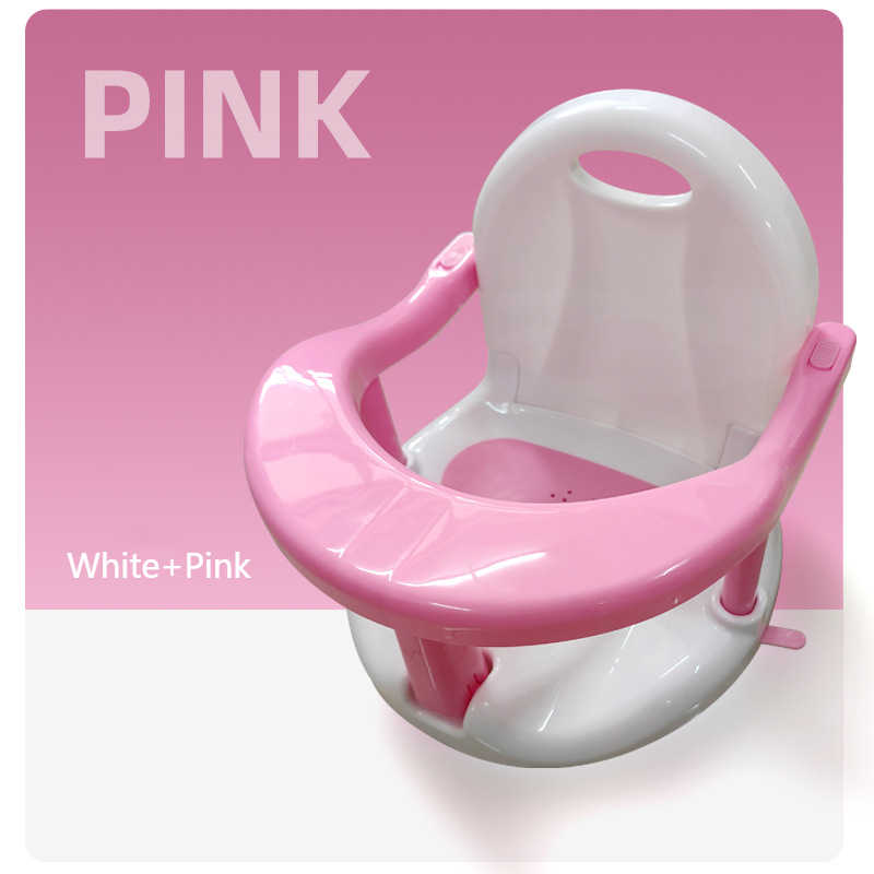 Baby Bath Seat – Anti-Tip Safety Bathing Stool for Infants & Toddlers