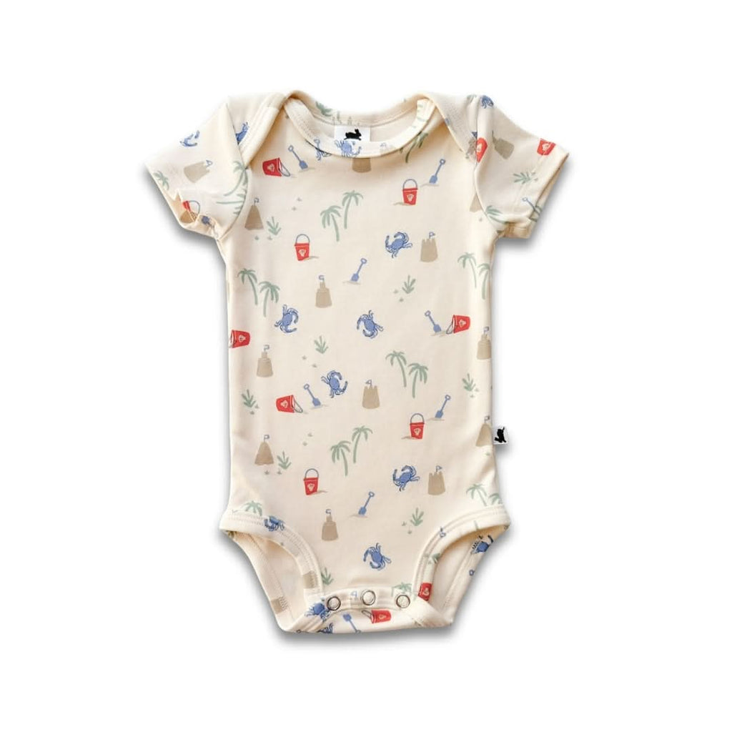 Bamboo Baby Short-Sleeved Onesie | Digging It-0