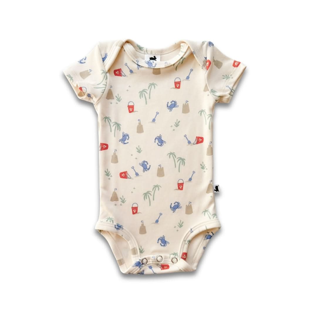 Bamboo Baby Short-Sleeved Onesie | Digging It-0