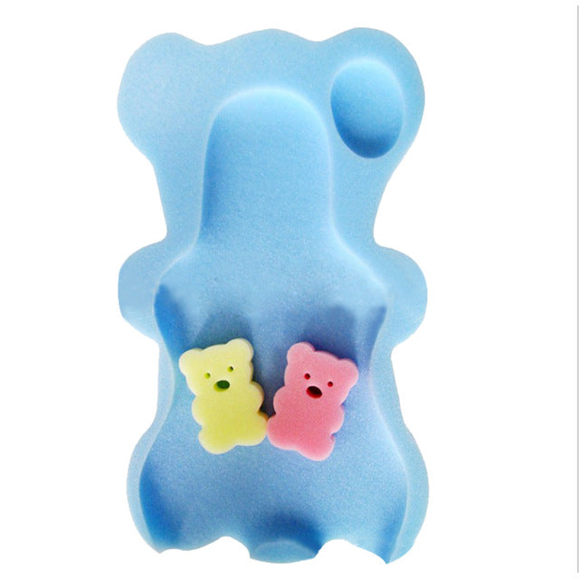 Baby Bath Sponge Mat – Non-Slip Cartoon Support Mat for Infants