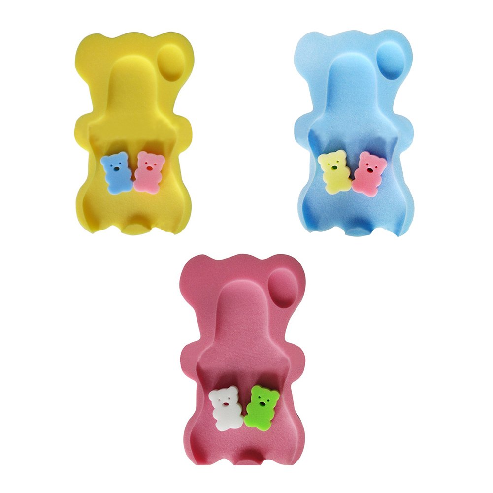 Baby Bath Sponge Mat – Non-Slip Cartoon Support Mat for Infants
