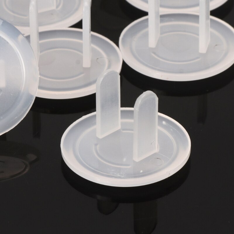 Baby Electrical Outlet Cover Plugs – Anti-Shock Socket Guards (10-Pack, US Standard)