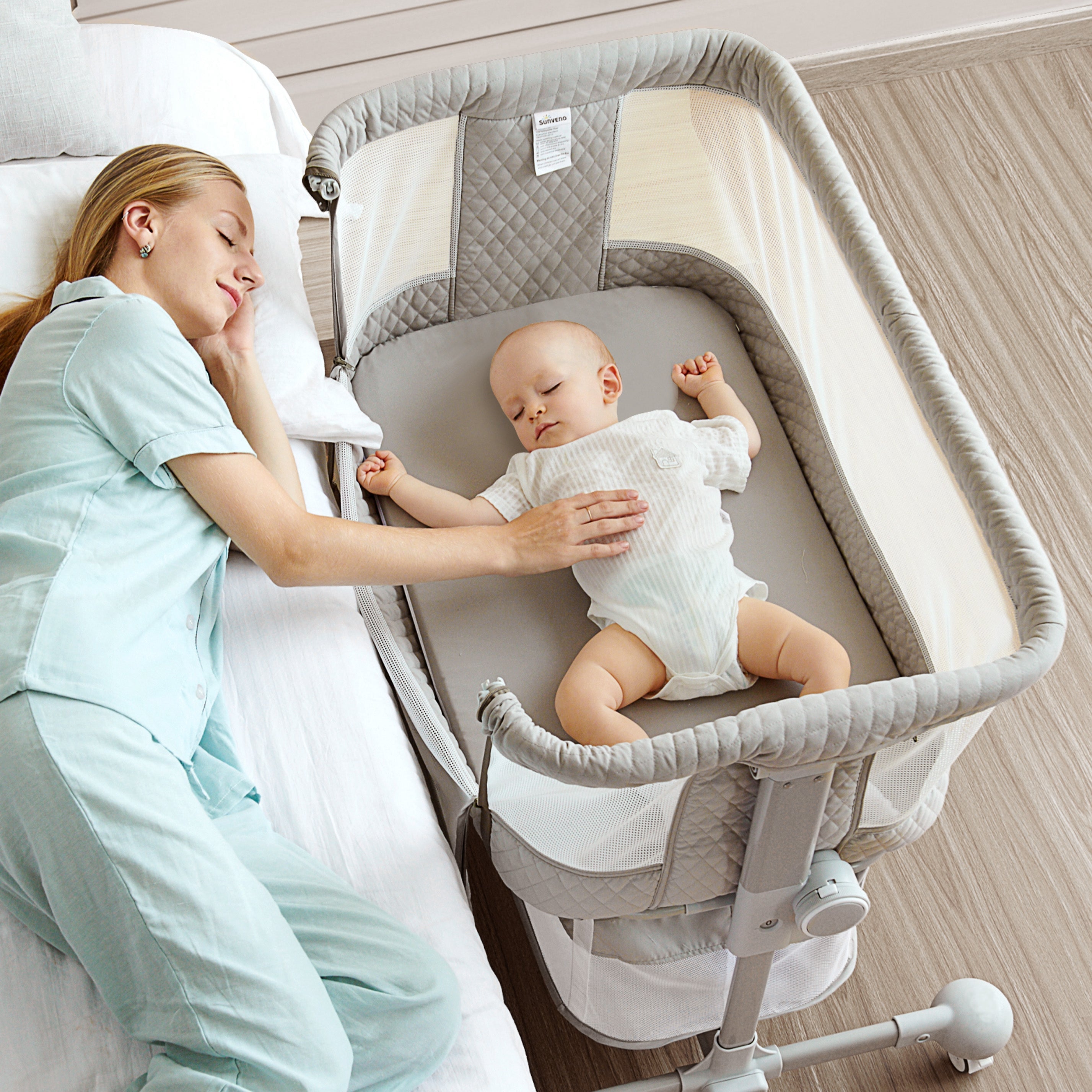 Baby Bassinet Bedside Crib