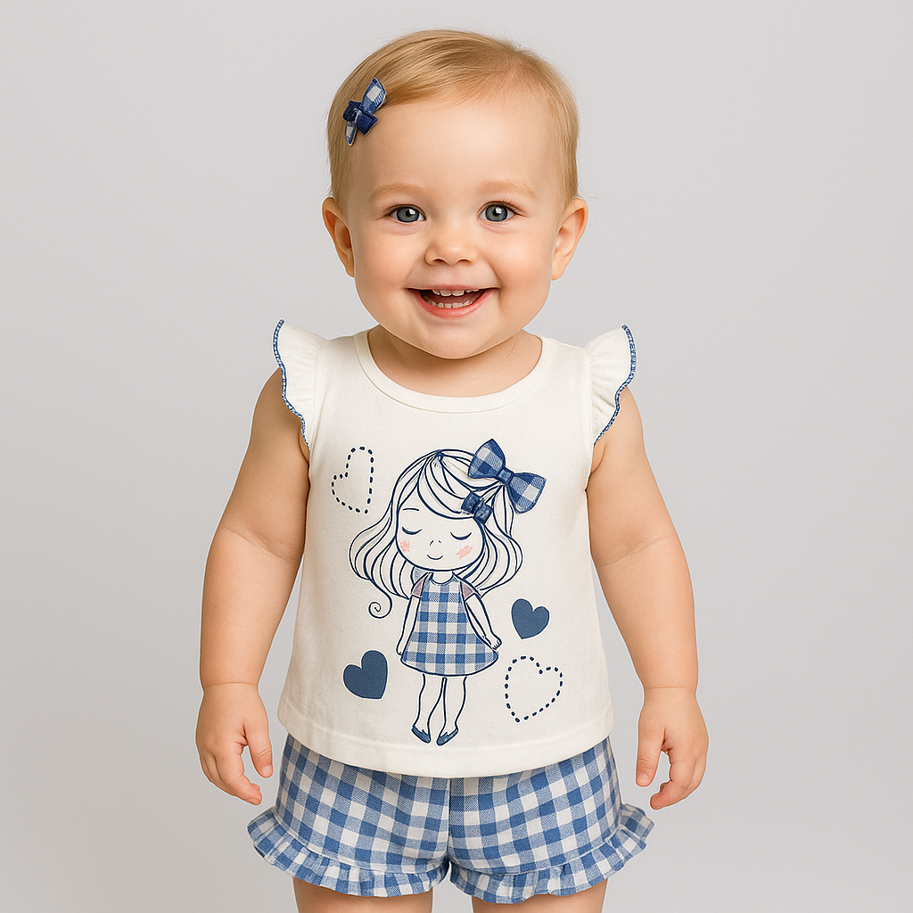 Little Square Girls Casual Set-3