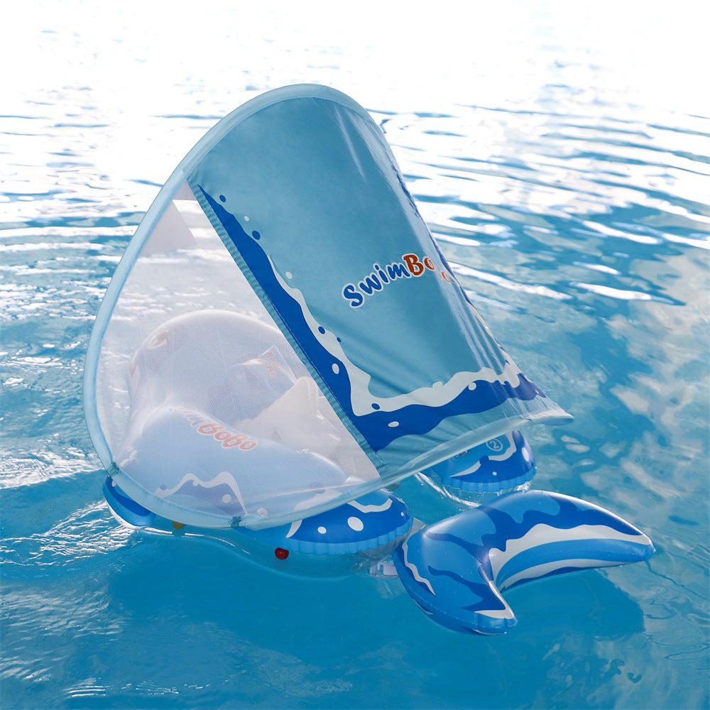 Baby Swimming Ring with Canopy & Seat Float – UV Sun Protection