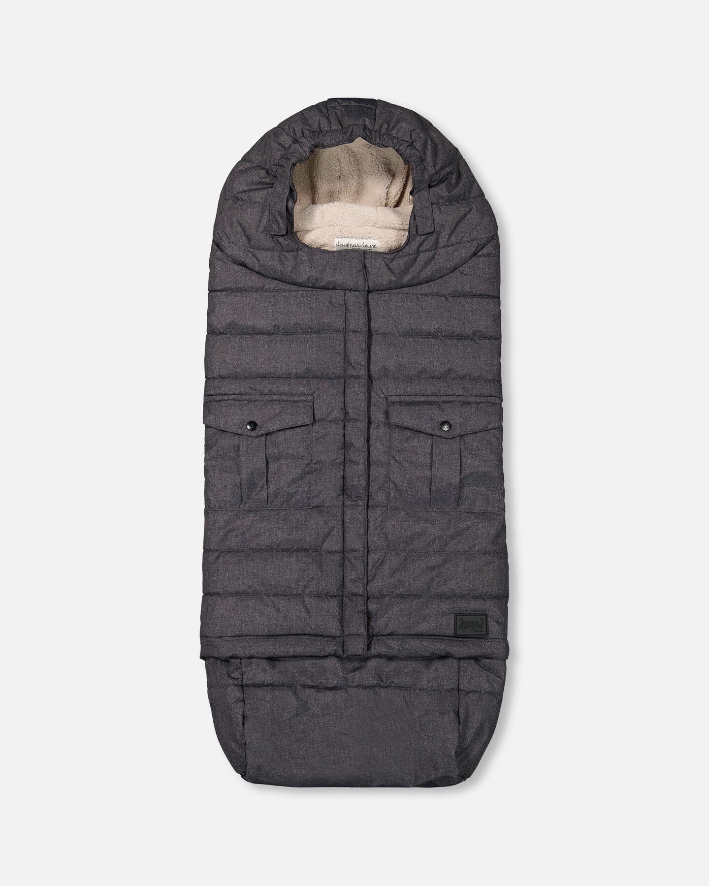 Evolutive Baby Footmuff Textured Gray-0