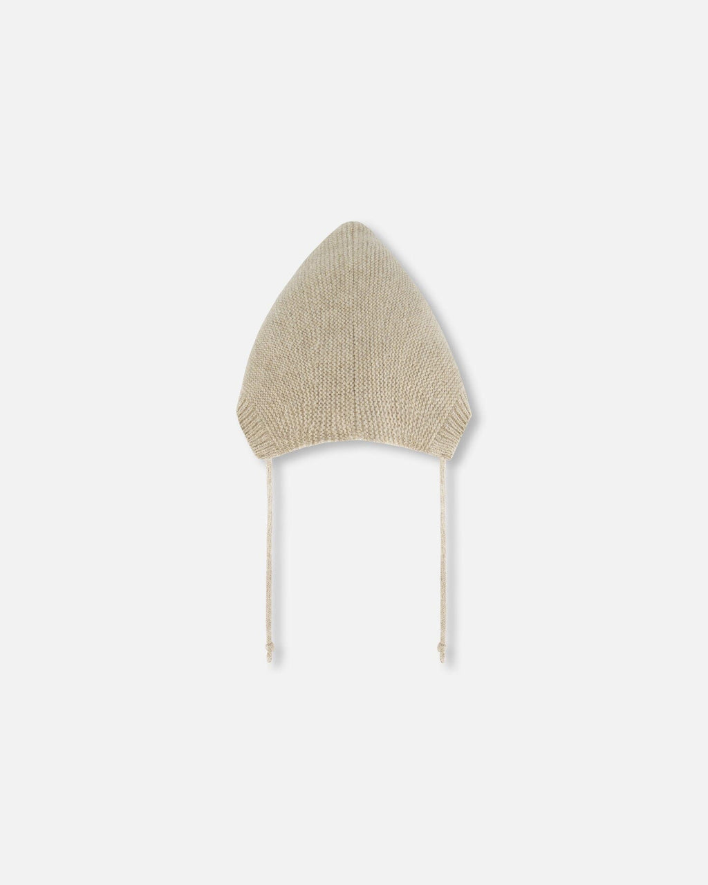 Baby Pointed Knit Hat In Beige-2