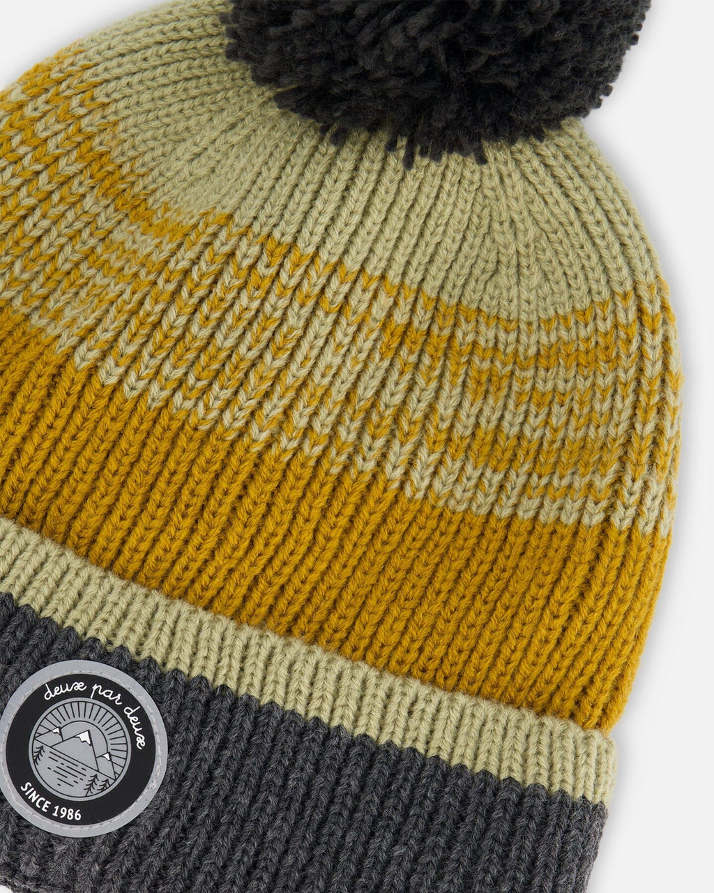 Knit Hat Gray, Spice And Sage-3