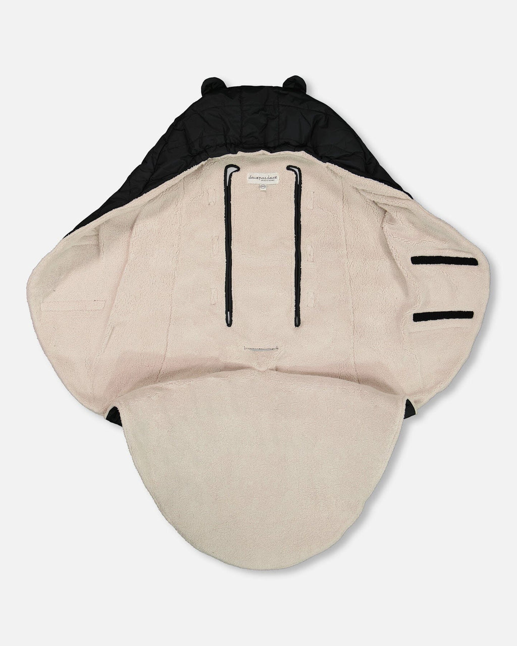 Snugly Baby Wrap Designed For Car Seat And Stroller Black-2