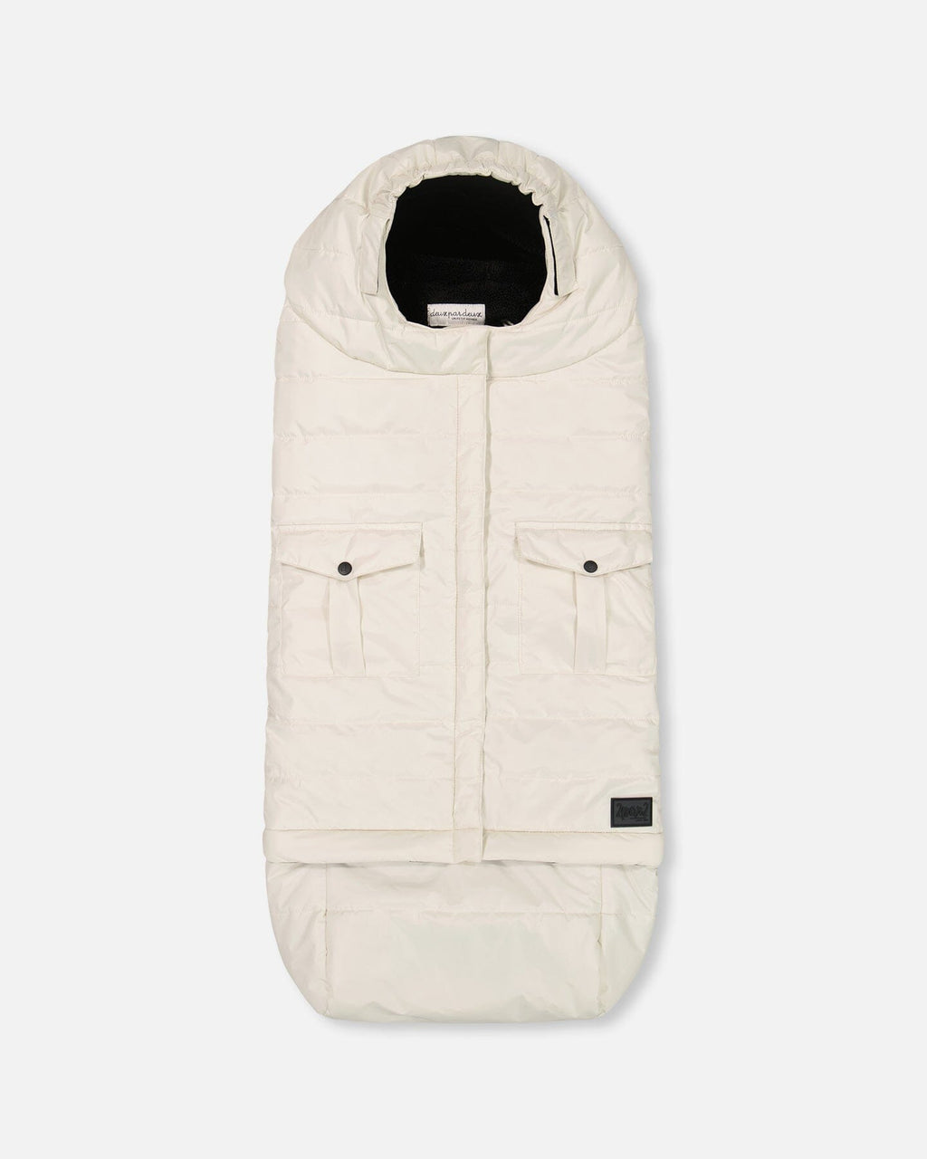 Evolutive Baby Footmuff Designed For Car Seat And Stroller Off-White-0