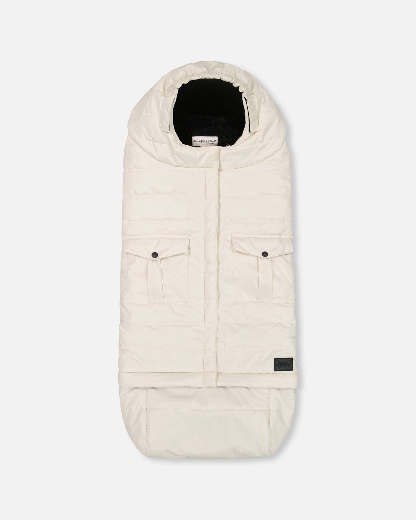 Evolutive Baby Footmuff Designed For Car Seat And Stroller Off-White-0