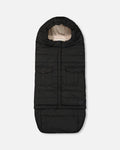 Evolutive Baby Footmuff Designed For Car Seat And Stroller Black-0