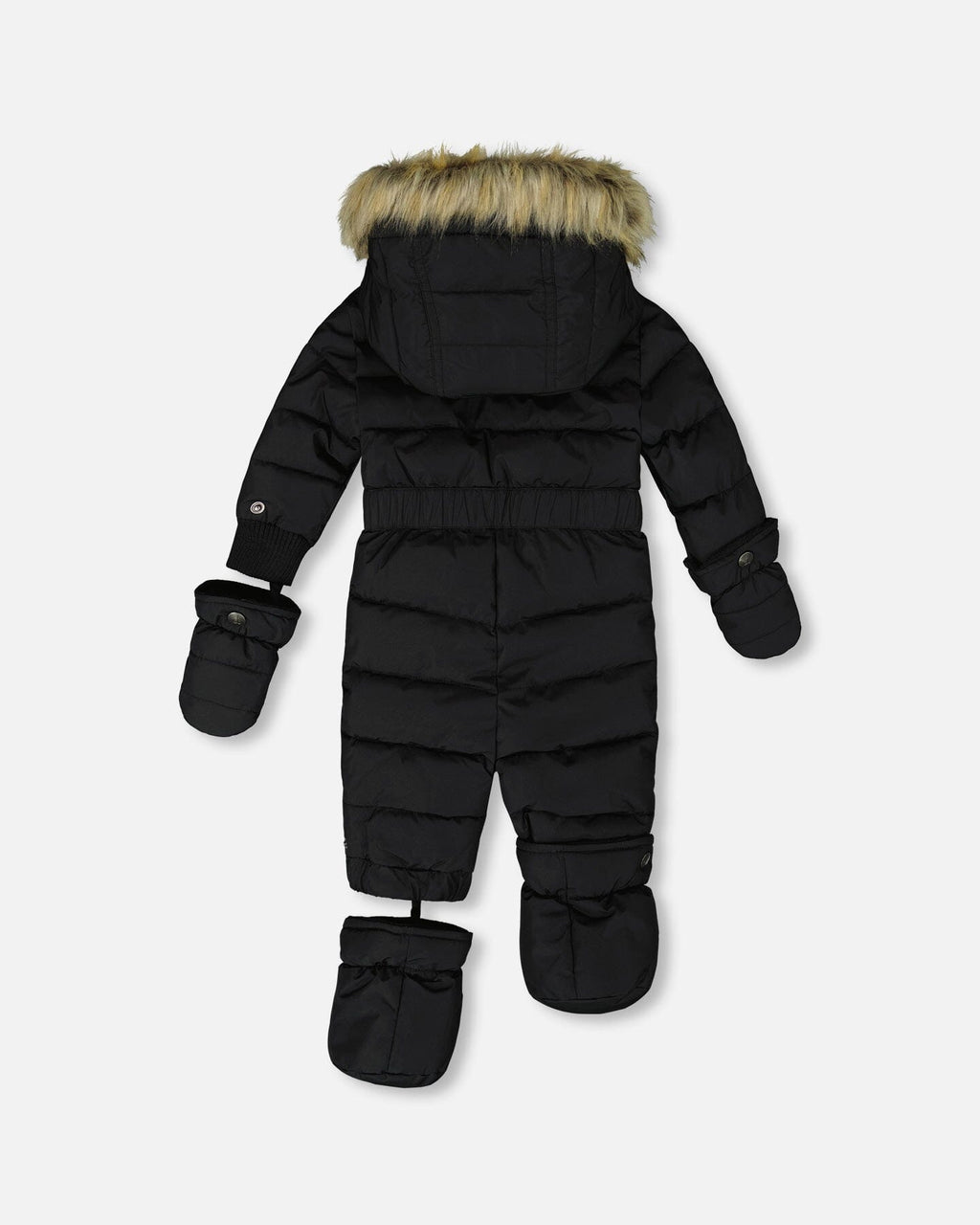 One-Piece Baby Original Puffy Snowsuit Black-4