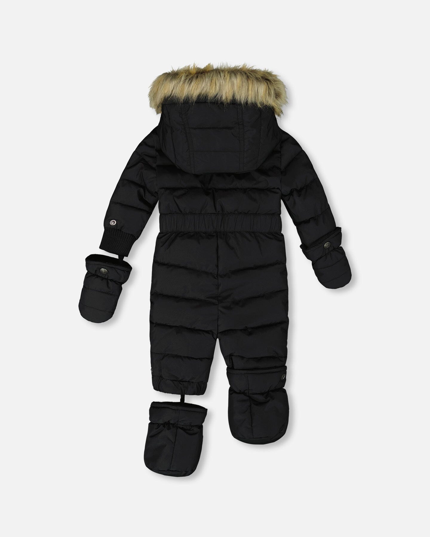 One-Piece Baby Original Puffy Snowsuit Black-4