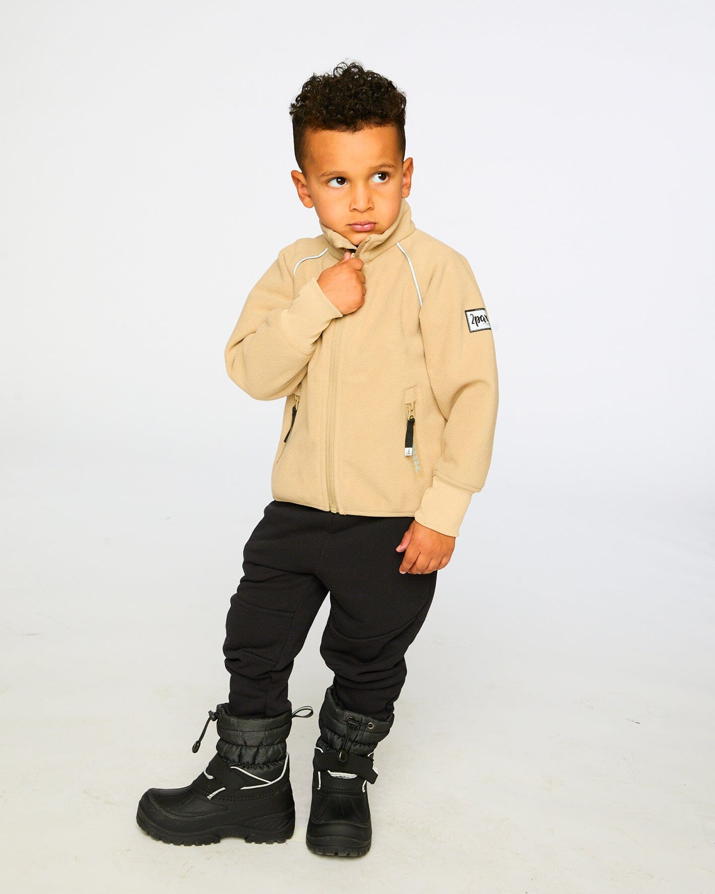 Mid-Season TEKNIK Windfleece Jacket Beige-1