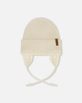 Baby Mid-Season Knit Hat Light Beige-0