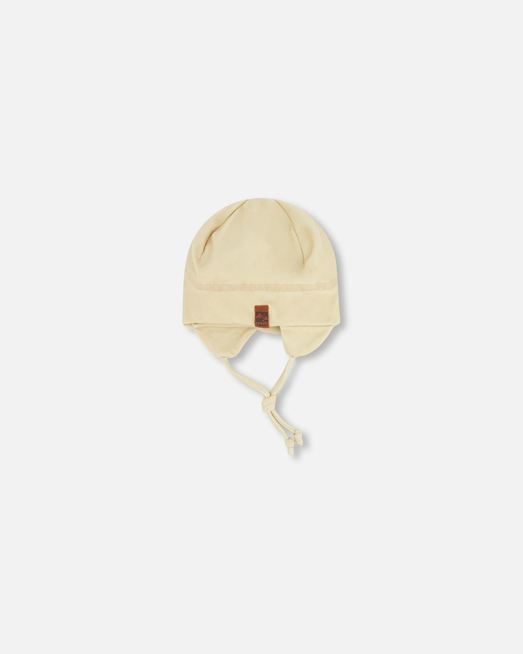 Baby Mid-Season One-Piece Outerwear With Hat Beige-4