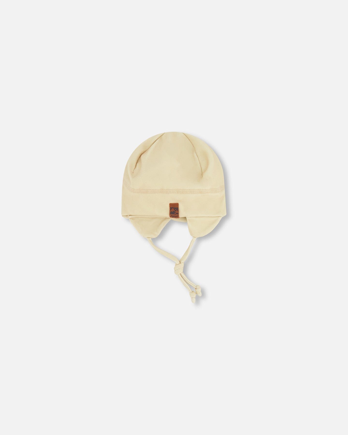 Baby Mid-Season One-Piece Outerwear With Hat Beige-4