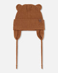 Baby Knit Hat Brown-0