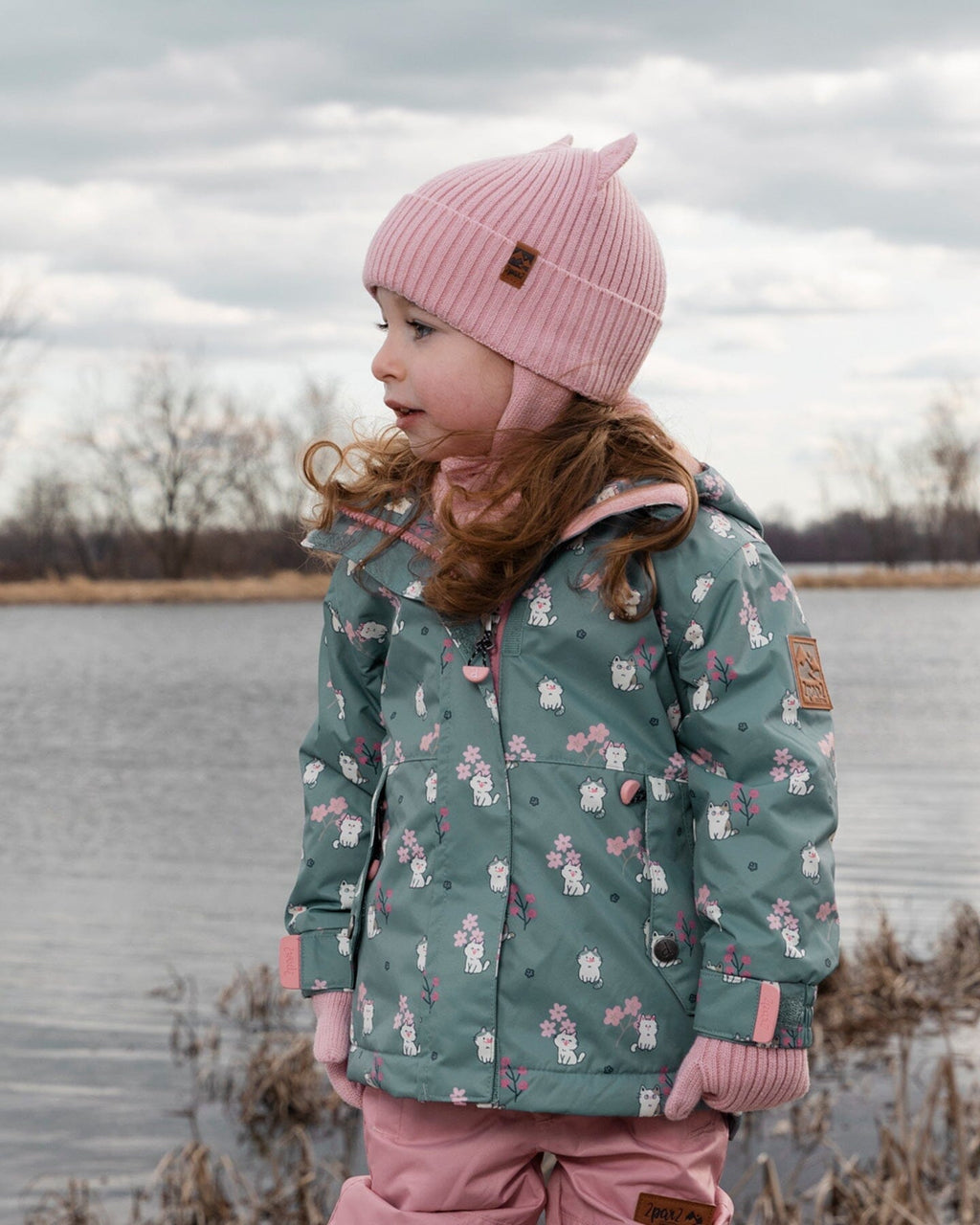 Baby Knit Hat Pale Pink-1