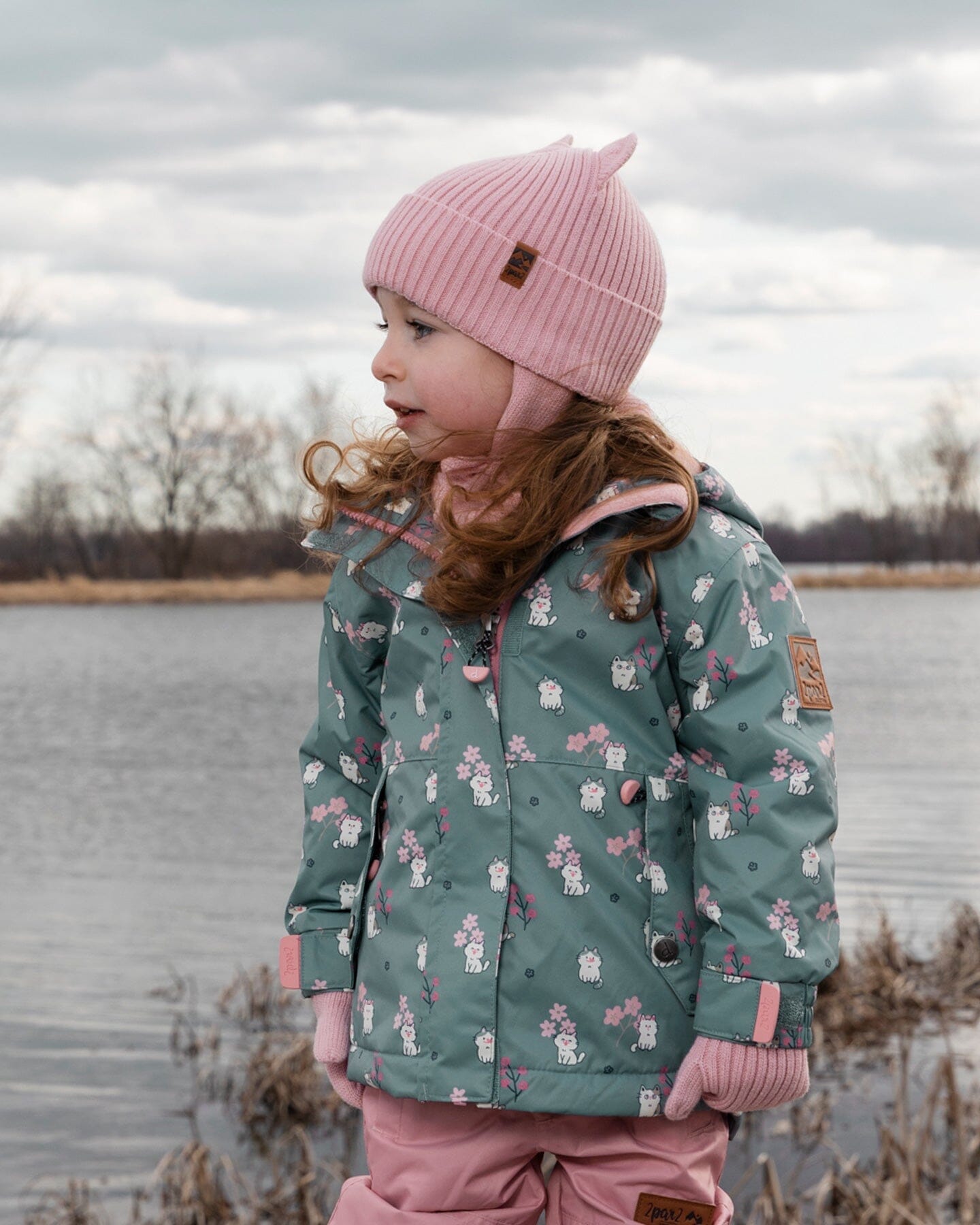 Baby Knit Hat Pale Pink-1